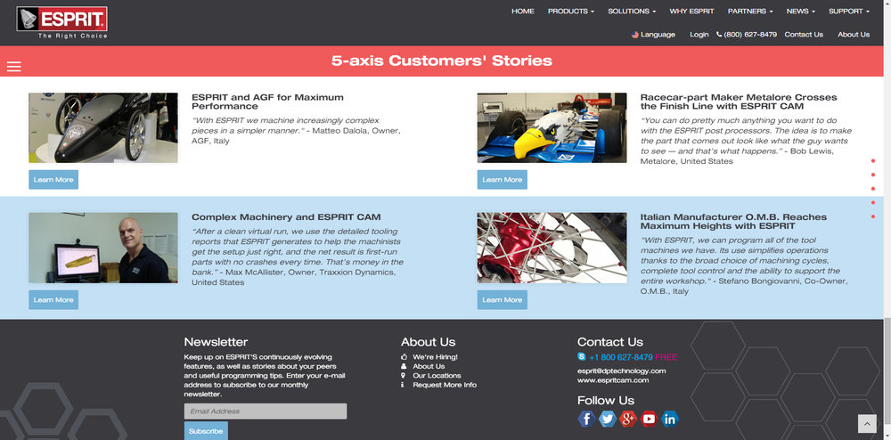 ESPRIT CAD/CAM Yazılımda  Çığır Açacak Yeni Web Sitesini ve Markasını Piyasaya Sürüyor